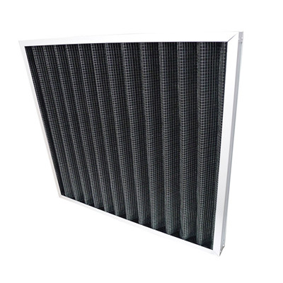 Activated Carbon Synthetic Fiber Pleated Panel